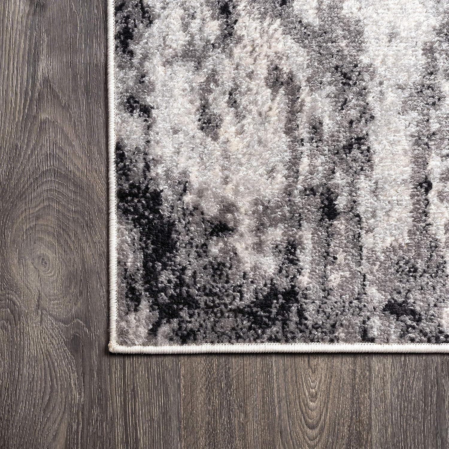 imageJONATHAN Y Storm Modern Abstract GrayCream Indoor Area Rug 5x8 Contemporary Transitional EasyCleaning for Living Room Bedroom Kitchen Pet Friendly NonShedding CTP110A579 x 10 Rectangular