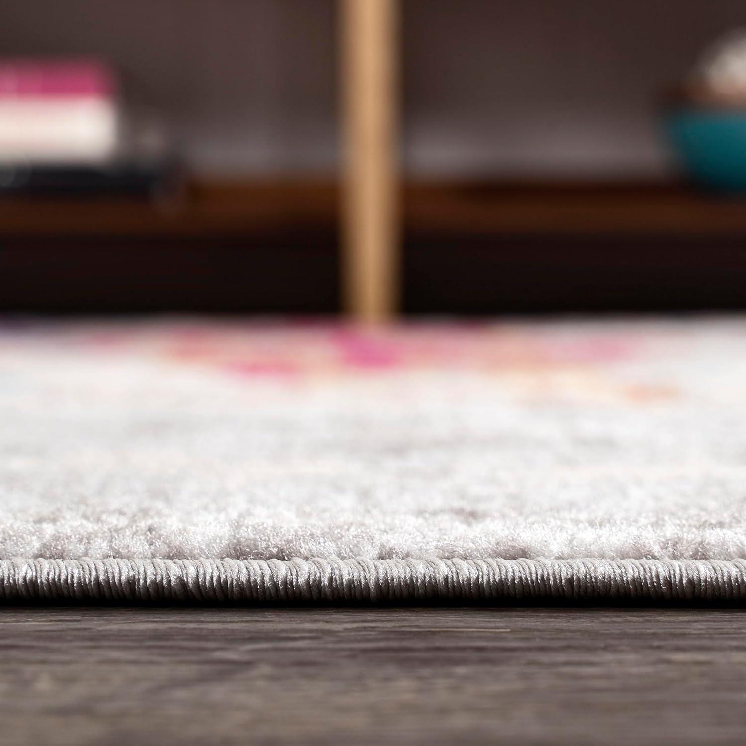 imageJONATHAN Y Sunset Modern Abstract BlueMulti Runner Rug 2x8 Contemporary Transitional EasyCleaning for Living Room Bedroom Kitchen Pet Friendly NonShedding CTP114A28BlueMulti