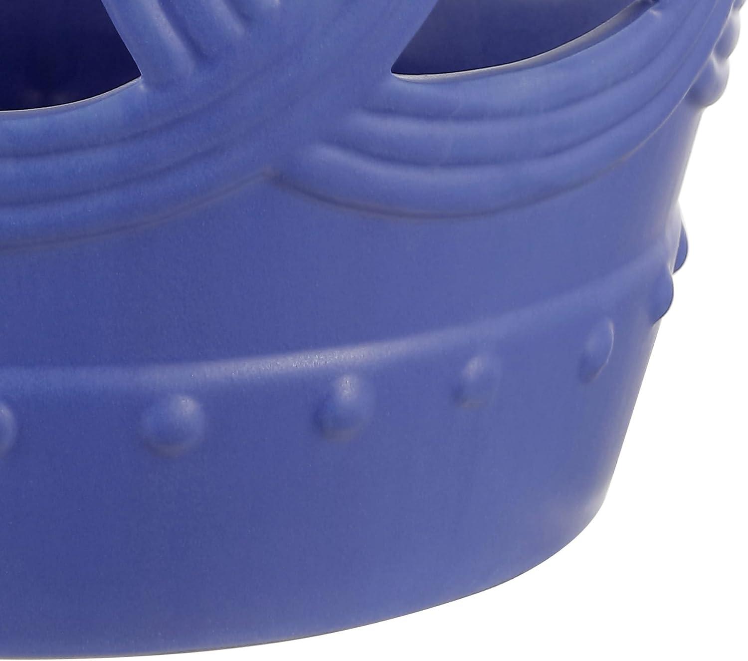 imageJONATHAN Y TBL1027A Lucky Coins 16quot Chinese Ceramic Drum IndoorOutdoor Garden Stool Bohemian Coastal Classic Cottage French Country Patio Garden Room Bathroom Living Room BlueWhiteMatte Blue