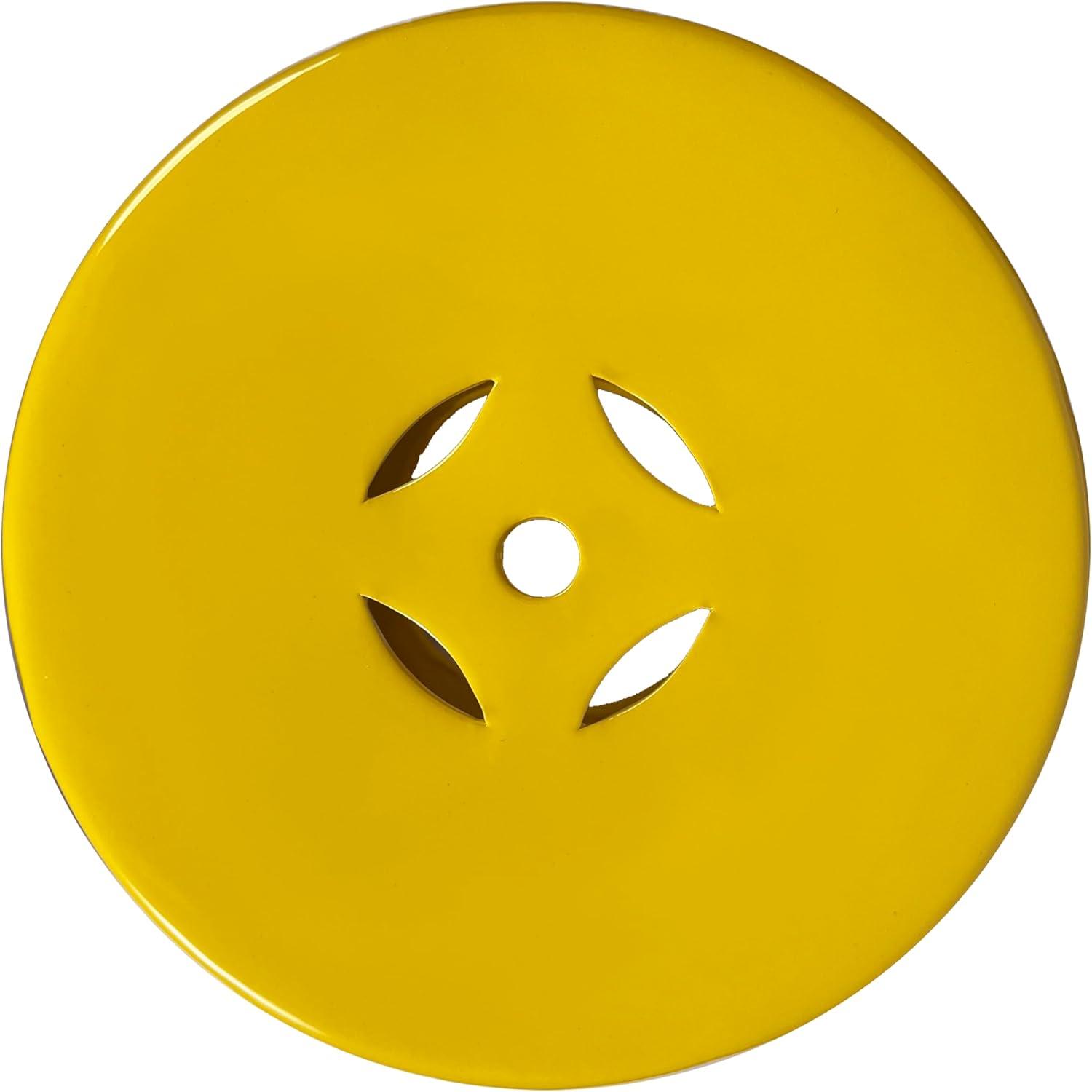 imageJONATHAN Y TBL1027A Lucky Coins 16quot Chinese Ceramic Drum IndoorOutdoor Garden Stool Bohemian Coastal Classic Cottage French Country Patio Garden Room Bathroom Living Room BlueWhiteMatte Yellow