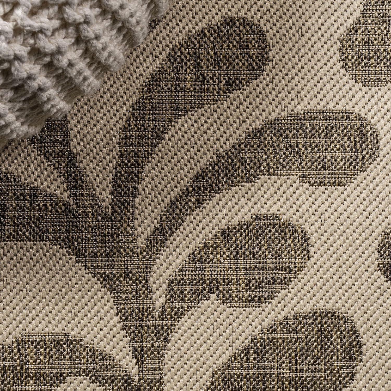 imageJONATHAN Y Vine All Over Indoor Outdoor Runner Rug 2X8 RedBeige Boho for Backyard Patio Porch EasyCleaning High Traffic PetFriendly NonShedding SMB117B28BrownBeige