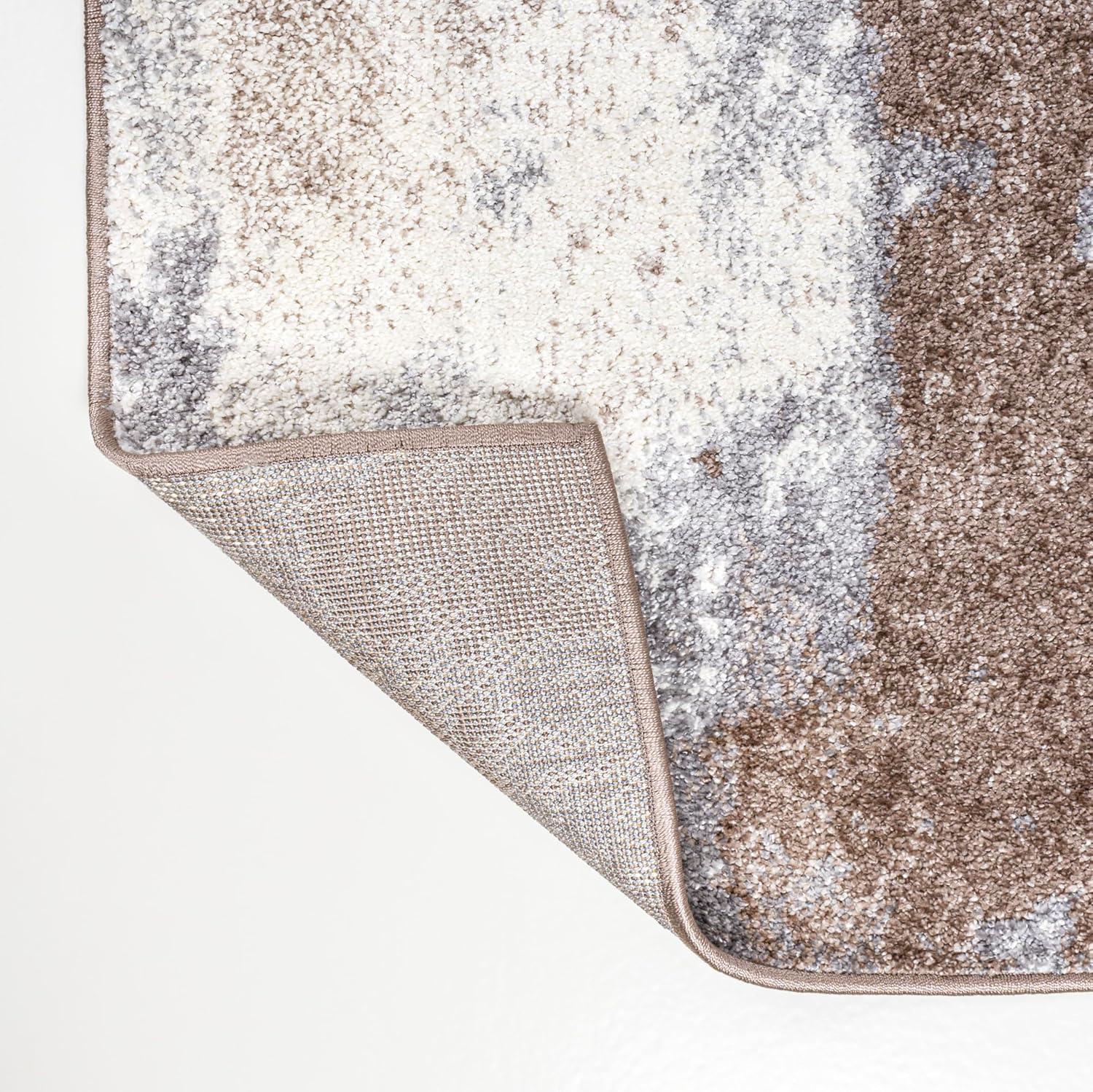 imageJONATHAN Y Zoe Abstract Marble CharcoalCream Indoor Area Rug 8x10 ContemporaryBohemianCoastalCasual EasyCleaning for Living RoomBedroomKitchenPet FriendlyNonShedding SEU302C8BrownCream