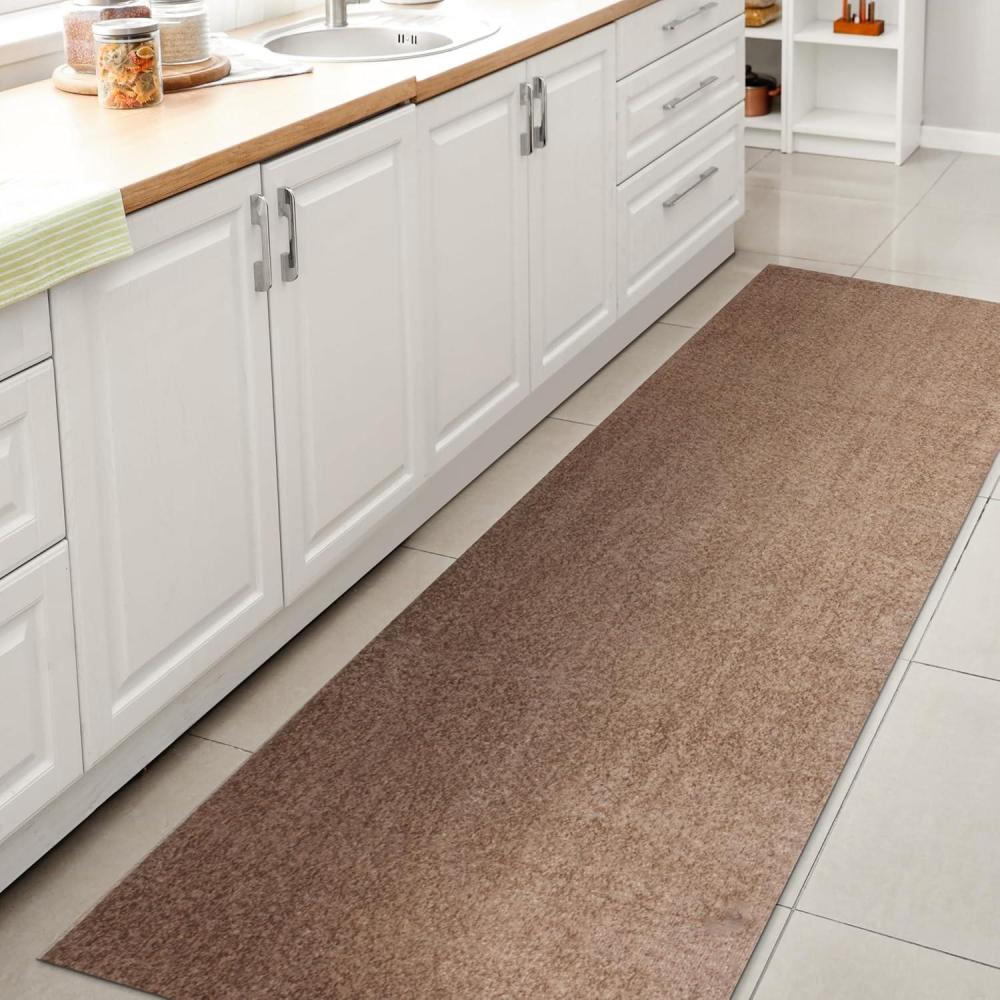 imageJONATHAN Y Machine Washable Sage Green Indoor Area Rug 8X10 ft Twyla Classic Solid LowPile for Living Room Bedroom Kitchen Office EasyCleaning PetFriendly NonShedding WSH300H8Brown