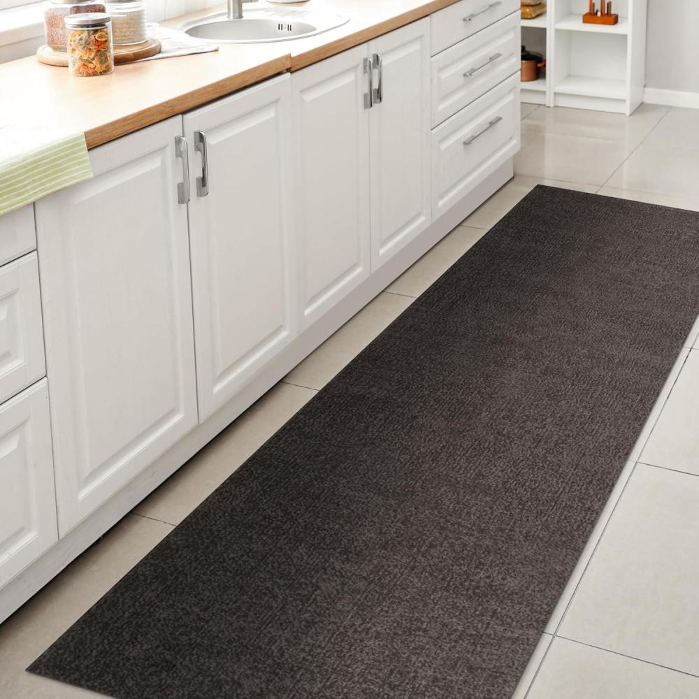 imageJONATHAN Y Machine Washable Sage Green Indoor Area Rug 8X10 ft Twyla Classic Solid LowPile for Living Room Bedroom Kitchen Office EasyCleaning PetFriendly NonShedding WSH300H8Dark Gray