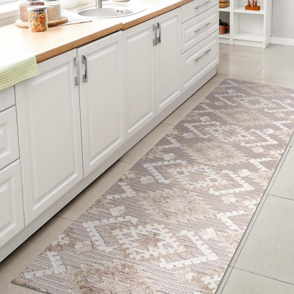 imageJONATHAN Y Neutral Diamond Kilim Indoor Outdoor Area Rug 8X10 GrayWhiteBlack Sumak HighLow Pile for Backyard Patio Porch EasyCleaning High Traffic PetFriendly NonShedding SBH107B8BeigeGray