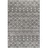 JONATHAN Y Aksil Moroccan Beni Souk Gray/Cream Runner Rug, 2×8, Bohemian, Scandinavian, Easy-Cleaning for Living Room, Bedroom, Kitchen, Pet Friendly, Non-Shedding (MOH208C-28)(Gray/Cream)