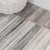 JONATHAN Y Austin Gradient Striped Gray/Black Runner Rug, 2×8, Modern, Contemporary, Easy-Cleaning for Living Room, Bedroom, Kitchen, Pet Friendly, Non-Shedding (LUX103A-28)(Gray/Black)