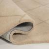 JONATHAN Y Bean Grid Handwoven Wool Beige/Light Brown Shaped Indoor Area Rug, 5×8, Modern, Plaid, Easy-Cleaning for Living Room, Bedroom, Kitchen, Pet Friendly, Non-Shedding (GST104A-5)(Beige/Light Brown)