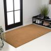 JONATHAN Y CHG100A-5 Peater Classic Casual Commerical Natural Coir Light Brown 5 ft. x 8 ft. Doormat for Entrance, Front Door, Entryway(Light Brown)