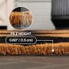JONATHAN Y CHG100A-5 Peater Classic Casual Commerical Natural Coir Light Brown 5 ft. x 8 ft. Doormat for Entrance, Front Door, Entryway(Natural/Black – Diamond)