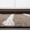 JONATHAN Y Colonia Berber Stripe Indoor/Outdoor Brown/Beige 8 ft. x 10 ft. Area Rug Contemporary, Modern, Bohemian for Living Room, Backyard