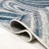 JONATHAN Y Eleni Abstract Marble Turquoise/Cream Indoor Area Rug 8×10, Contemporary,Glam,Casual,Transitional, Easy-Cleaning for Living Room,Bedroom,Kitchen,Pet Friendly,Non-Shedding (SEU301C-8)(Turquoise/Cream)