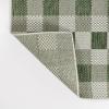 JONATHAN Y Geometric Bold Gingham Indoor Outdoor Area Rug 8X10 Green/Cream, Darcy Traditional for Backyard, Patio, Porch, Easy-Cleaning, High Traffic, Pet-Friendly, Non-Shedding (TSN201E-8)(Green/Cream)