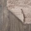 JONATHAN Y Groovy Solid Shag Light Beige Runner Rug, 2×8, Transitional, Contemporary, Easy-Cleaning for Living Room, Bedroom, Kitchen, Pet Friendly, Non-Shedding (CLD100D-28)(Beige)