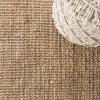 JONATHAN Y Handwoven Jute Fringe Natural Indoor Area Rug, 8×10, Pata, Bohemian, Rustic, Cottage, Easy-Cleaning for Living Room, Bedroom, Kitchen, Non-Shedding (NRF103A-8)(Natural)