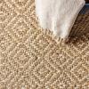JONATHAN Y Hira Hand Woven Diamond Chunky Jute Natural Runner Rug, 2×8, Bohemian, Transitional, Easy-Cleaning for Living Room, Bedroom, Kitchen, Pet Friendly, Non-Shedding (NFR100A-28)(Natural)