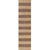JONATHAN Y Jayden Woven Jute Stripe Natural/Brown Runner Rug, 2×8, Rustic, Farmhouse, Traditional, Lodge, Easy-Cleaning for Living Room, Bedroom, Kitchen, Non-Shedding (NRF202A-28)(Natural/Brown)