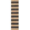 JONATHAN Y Jayden Woven Jute Stripe Natural/Brown Runner Rug, 2×8, Rustic, Farmhouse, Traditional, Lodge, Easy-Cleaning for Living Room, Bedroom, Kitchen, Non-Shedding (NRF202A-28)(Natural/Black)