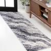 JONATHAN Y Kassia Abstract Marble Charcoal/Cream Indoor Area Rug 8×10, Contemporary,Glam,Casual,Transitional, Easy-Cleaning for Living Room,Bedroom,Kitchen,Pet Friendly,Non-Shedding (SEU300A-8)(Charcoal/Cream)