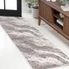 JONATHAN Y Kassia Abstract Marble Charcoal/Cream Indoor Area Rug 8×10, Contemporary,Glam,Casual,Transitional, Easy-Cleaning for Living Room,Bedroom,Kitchen,Pet Friendly,Non-Shedding (SEU300A-8)(Brown/Gray)