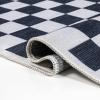 JONATHAN Y Machine Washable Indoor Area Rug 8X10 Dark Blue/White, Ainsley Modern Cottage Checkerboard for Living Room, Bedroom, Kitchen, Office, Easy-Cleaning, Pet-Friendly, Non-Shedding WSH126C-8(Dark Blue/White)