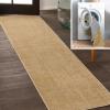 JONATHAN Y Machine Washable Sage Green Indoor Area Rug 8X10 ft, Twyla Classic Solid Low-Pile for Living Room, Bedroom, Kitchen, Office, Easy-Cleaning, Pet-Friendly, Non-Shedding WSH300H-8(Yellow)