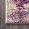 JONATHAN Y Modern Abstract Brushstroke Cream/Blue Indoor Area Rug, 5×8, Contemporary POP, Transitional, Easy-Cleaning for Living Room, Bedroom, Kitchen, Pet Friendly, Non-Shedding (CTP102C-5)(Cream/Pink)