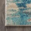 JONATHAN Y Modern Abstract Brushstroke Cream/Blue Indoor Area Rug, 5×8, Contemporary POP, Transitional, Easy-Cleaning for Living Room, Bedroom, Kitchen, Pet Friendly, Non-Shedding (CTP102C-5)(Cream/Blue)