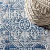 JONATHAN Y Modern Boho Vintage Cream/Blue Indoor Area Rug, 8×10, Bohemian, Traditional, Easy-Cleaning for Living Room, Bedroom, Kitchen, Pet Friendly, Non-Shedding (MDP203A-8)(2’3″ x 8′ (Runner))