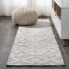 JONATHAN Y Neutral Diamond Kilim Indoor Outdoor Area Rug 8X10 Gray/White/Black, Sumak High-Low Pile for Backyard, Patio, Porch, Easy-Cleaning, High Traffic, Pet-Friendly, Non-Shedding (SBH107B-8)(Beige/Gray)