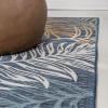 JONATHAN Y Palm Frond Reversible Washable Indoor Outdoor Area Rug 8X10 Cream/Navy, Calypso Coastal Casual for Backyard, Patio, Porch, Easy-Cleaning, High Traffic, Pet-Friendly Non-Shedding SVH108A-8(Cream/Navy)