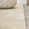 JONATHAN Y Petalo Abstract Two-Tone Runner Rug 2×8, Gray/Cream, Contemporary, Modern, Easy-Cleaning for Living Room, Bedroom, Kitchen, Pet Friendly, Non-Shedding (CTP200C-28)(Gold/Cream)
