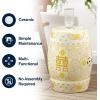 JONATHAN Y TBL1013B Double Happiness 18″ Chinoiserie Ceramic Drum Indoor/Outdoor Garden Stool Bohemian, Coastal, Classic, Cottage,Traditional, Patio, Garden, Bathroom, Living Room, Yellow/White(Yellow/White)