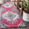 JONATHAN Y Boho Vintage Multi Runner Rug, 2×8, Bohemian Flair Medallion, Chic, Floral, Easy Cleaning, High Traffic for Living Room, Bedroom, Kitchen, Pet Friendly, Non-Shedding (BMF105A-28)(Multi Color)