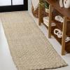 JONATHAN Y Estera Hand Woven Boucle Chunky Jute Ivory Indoor Area Rug, 8×10, Bohemian, Transitional, Easy-Cleaning for Living Room, Bedroom, Kitchen, Pet Friendly, Non-Shedding (NFR102B-8)(Ivory)