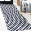 JONATHAN Y Machine Washable Indoor Area Rug 8X10 Dark Blue/White, Ainsley Modern Cottage Checkerboard for Living Room, Bedroom, Kitchen, Office, Easy-Cleaning, Pet-Friendly, Non-Shedding WSH126C-8(Dark Blue/White)