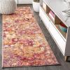 JONATHAN Y Modern Abstract Pink/Orange Indoor Area Rug, 8×10, Contemporary POP, Transitional, Easy-Cleaning for Living Room, Bedroom, Kitchen, Pet Friendly, Non-Shedding (CTP108C-8)(Pink/Orange)
