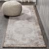 JONATHAN Y Rosalia Cottage Medallion Brown/Cream Runner Rug, 2×8, Vintage, Bohemian, Easy-Cleaning for Living Room, Bedroom, Kitchen, Pet Friendly, Non-Shedding (MDP402A-28)(Brown/Cream)
