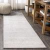 JONATHAN Y Shore Modern Gradient Gray/Cream Indoor Area Rug, 5×8, Contemporary, Transitional, Easy-Cleaning for Living Room, Bedroom, Kitchen, Pet Friendly, Non-Shedding (CTP111A-5)(Gray/Cream)