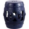 JONATHAN Y TBL1027A Lucky Coins 16″ Chinese Ceramic Drum Indoor/Outdoor Garden Stool Bohemian, Coastal, Classic, Cottage, French Country, Patio, Garden Room, Bathroom, Living Room, Blue/White(Navy)