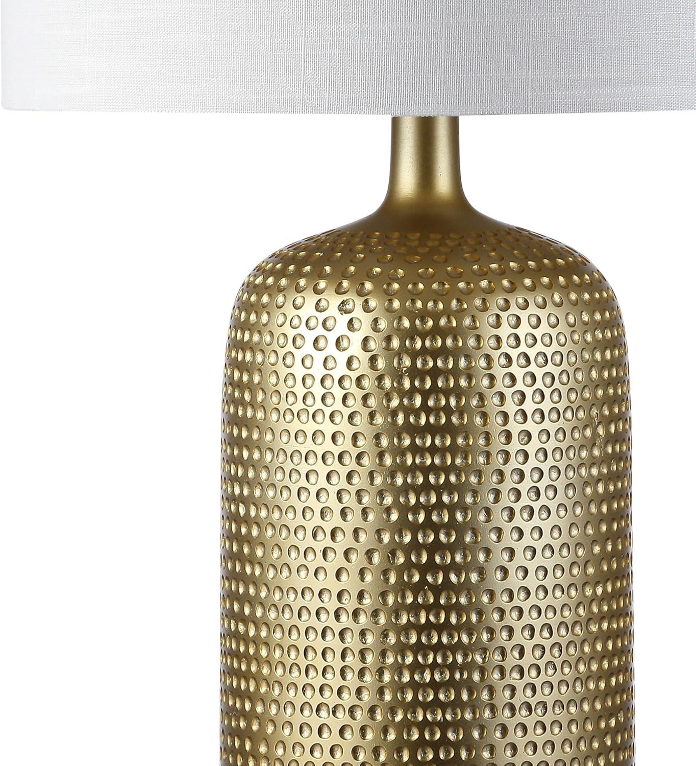 imageJONATHAN Y JYL1017A Sophia 30quot Resin LED Table Lamp Modern Contemporary Glam Bohemian Bedside Desk Nightstand Lamp for Bedroom Living Room Office College Bookcase LED Bulb Included Gold