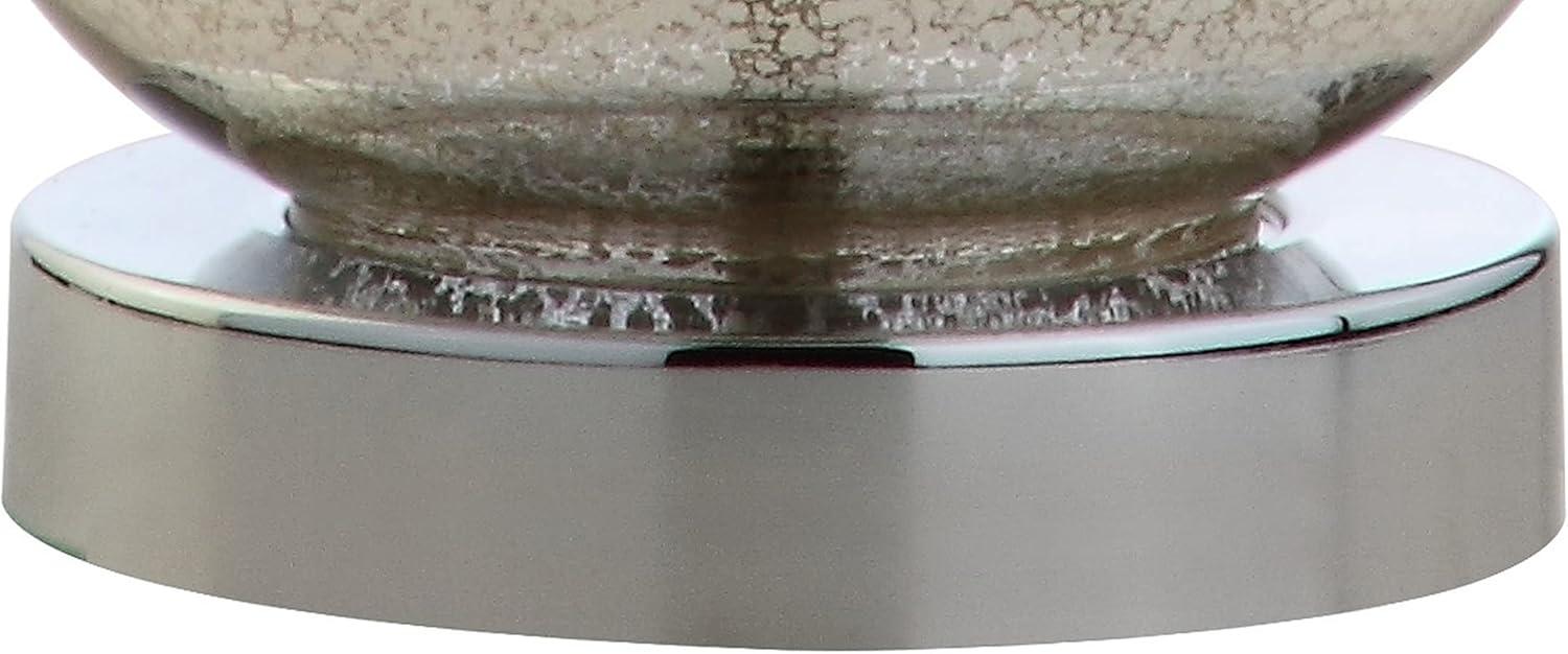 imageJONATHAN Y JYL1028CSET2 Anya 205quot Mini Glass LampSet of 2 TransitionalGlamMidcentury for Bedroom Living Room Office College Dorm Coffee Table Bookcase Silver 2 PieceMercury Silver