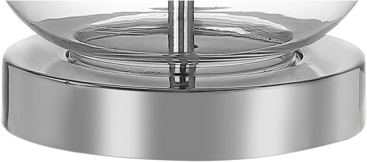 imageJONATHAN Y JYL1028CSET2 Anya 205quot Mini Glass LampSet of 2 TransitionalGlamMidcentury for Bedroom Living Room Office College Dorm Coffee Table Bookcase Silver 2 PieceClear