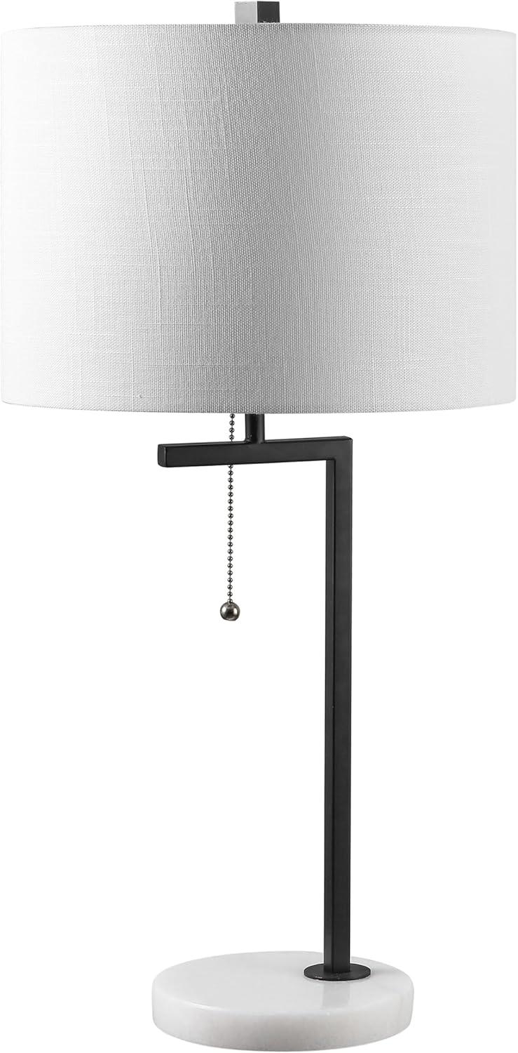 imageJONATHAN Y JYL1043A Alyssa 245quot MetalMarble LED Table Lamp Contemporary Bedside Desk Nightstand Lamp for Bedroom Living Room Office College Bookcase LED Bulb Included Brass GoldWhiteBlack