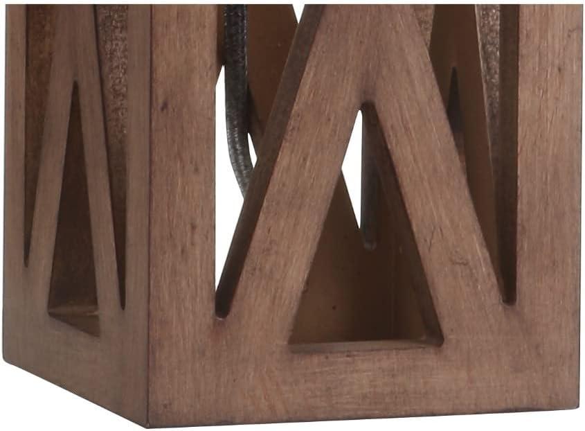 imageJONATHAN Y JYL1062A Stewart 215quot Wood LED Table Lamp Industrial French Country Rustic Bedside Desk Nightstand Lamp for Bedroom Living Room Office College Bookcase LED Bulb Included BrownBrown