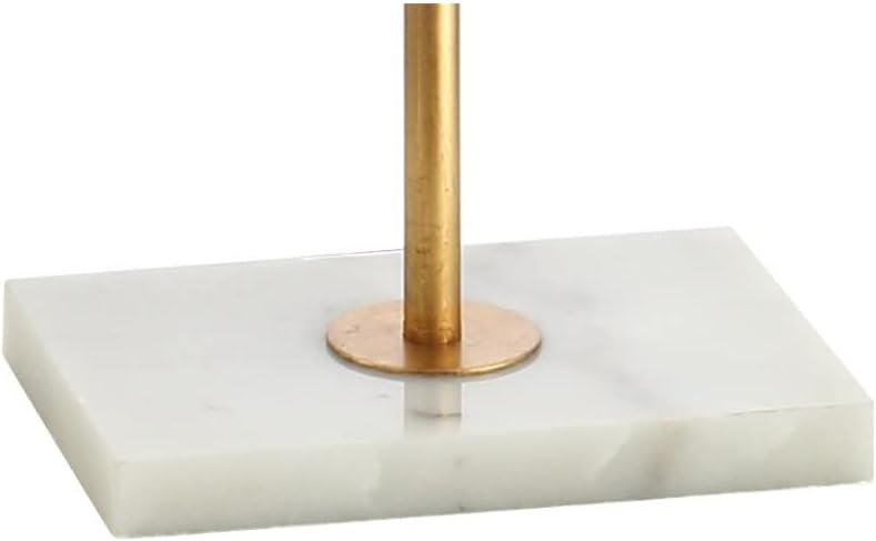 imageJONATHAN Y JYL1097A Haines 60quot Modern Circle MarbleMetal LED Floor Lamp ClassicGlamTransitional for Bedrooms Living Room Office Reading Gold