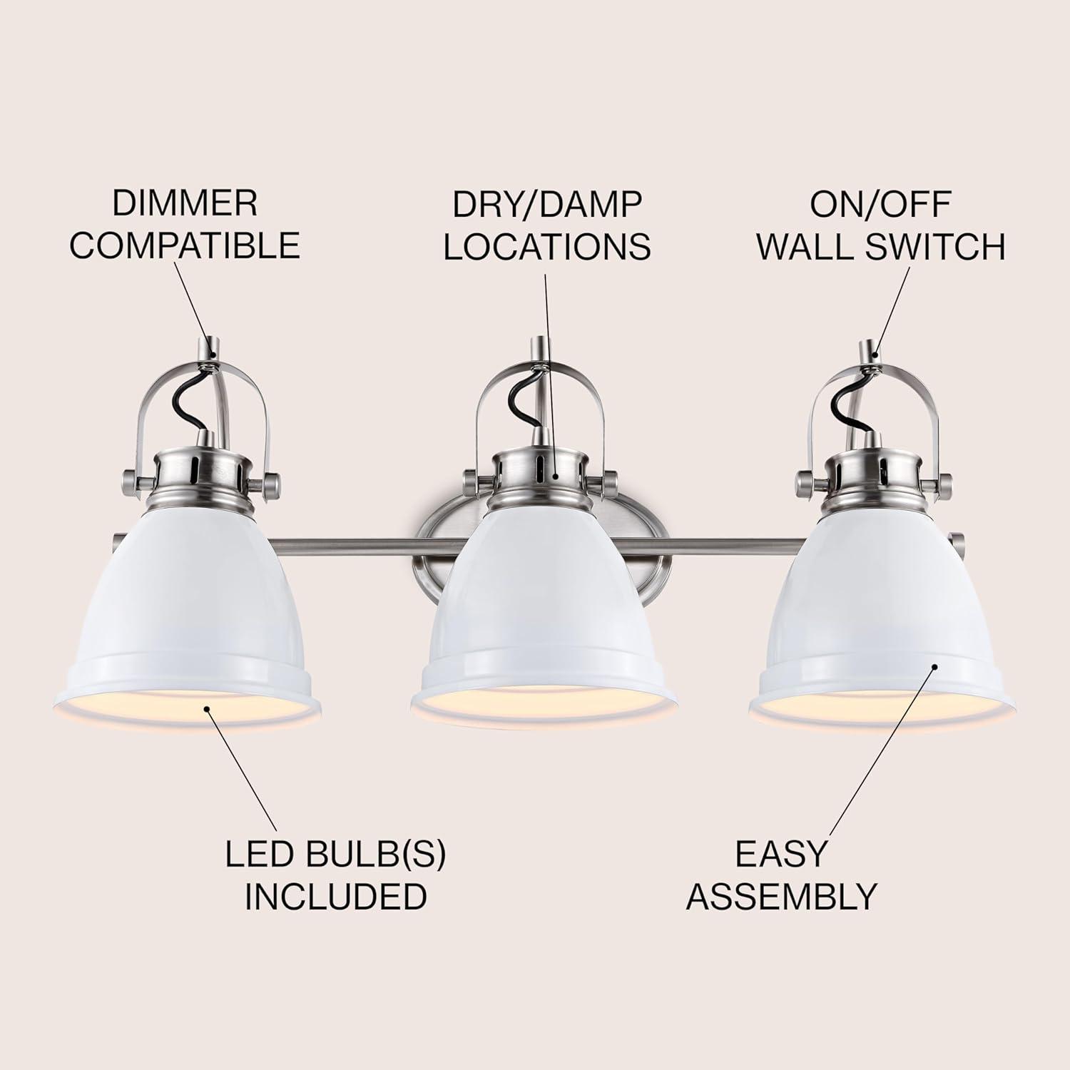 imageJONATHAN Y JYL1115D Phineas 1625quot 2Light Adjustable Farmhouse Bohemian Iron LED Vanity Light Mint GreenBrass Gold for Bedroom Living Room Kitchen Home Office Kids RoomWhite