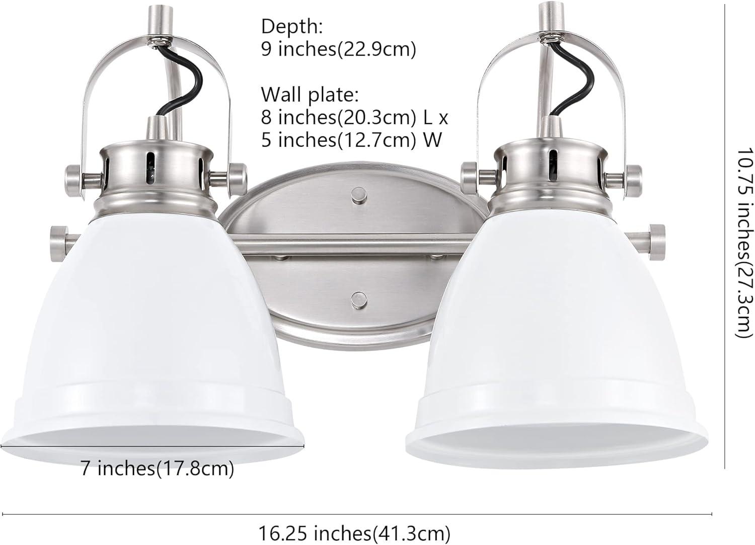 imageJONATHAN Y JYL1115D Phineas 1625quot 2Light Adjustable Farmhouse Bohemian Iron LED Vanity Light Mint GreenBrass Gold for Bedroom Living Room Kitchen Home Office Kids RoomWhite