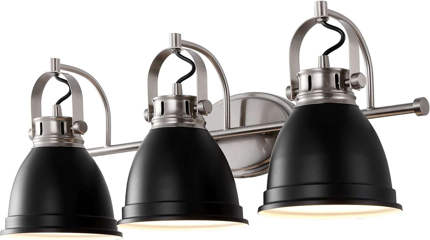 imageJONATHAN Y JYL1115D Phineas 1625quot 2Light Adjustable Farmhouse Bohemian Iron LED Vanity Light Mint GreenBrass Gold for Bedroom Living Room Kitchen Home Office Kids RoomBlack