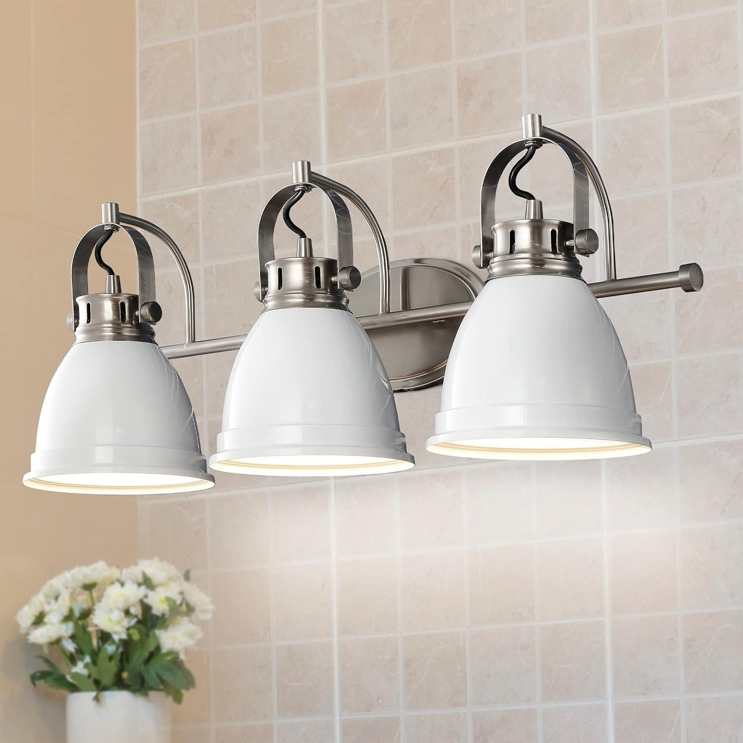 imageJONATHAN Y JYL1115D Phineas 1625quot 2Light Adjustable Farmhouse Bohemian Iron LED Vanity Light Mint GreenBrass Gold for Bedroom Living Room Kitchen Home Office Kids RoomWhite